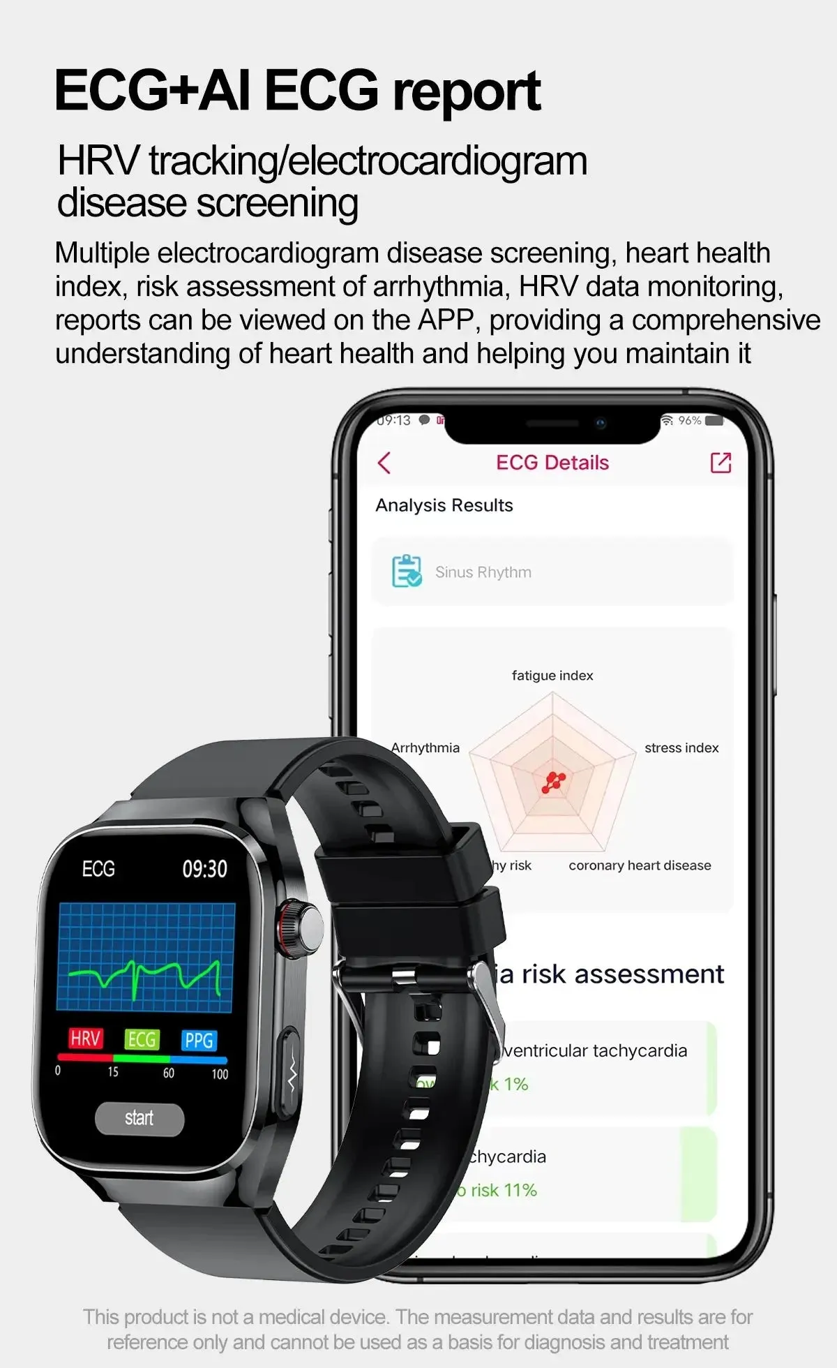 2024 Smartwatch: Medical Grade - 2.04"