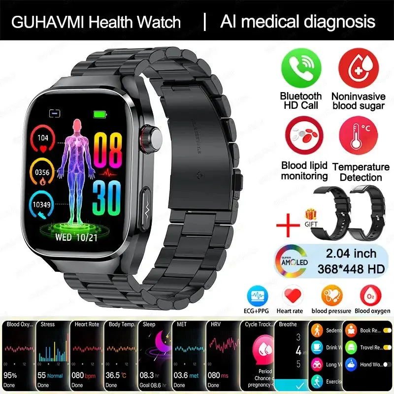 2024 Smartwatch: Medical Grade - 2.04"