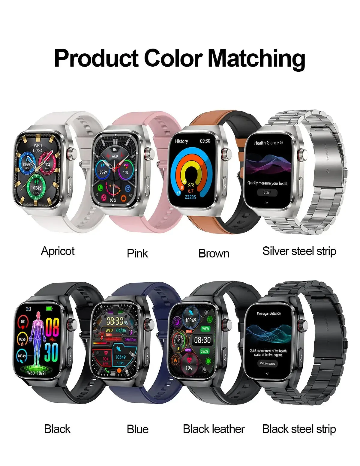 2024 Smartwatch: Medical Grade - 2.04"