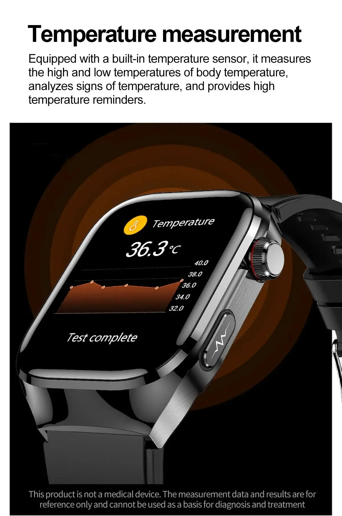 2024 Smartwatch: Medical Grade - 2.04"