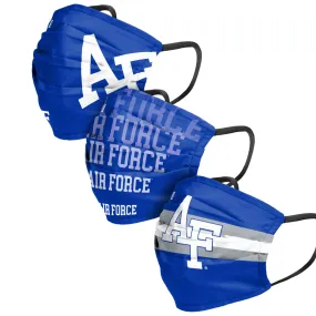 Air Force Falcons NCAA Mens Matchday 3 Pack Face Cover