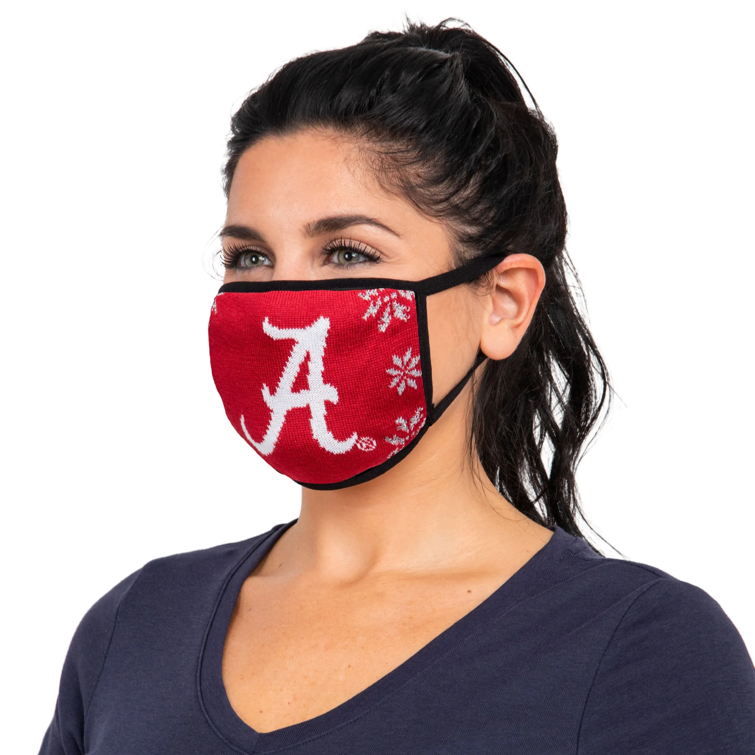 Alabama Crimson Tide NCAA Womens Knit 2 Pack Face Cover