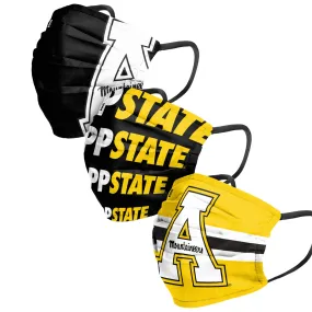 Appalachian State Mountaineers NCAA Mens Matchday 3 Pack Face Cover