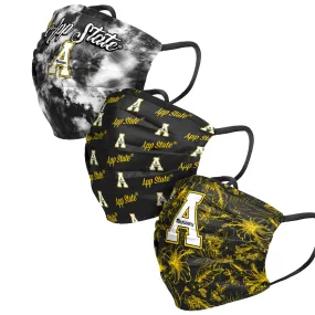 Appalachian State Mountaineers NCAA Womens Matchday 3 Pack Face Cover