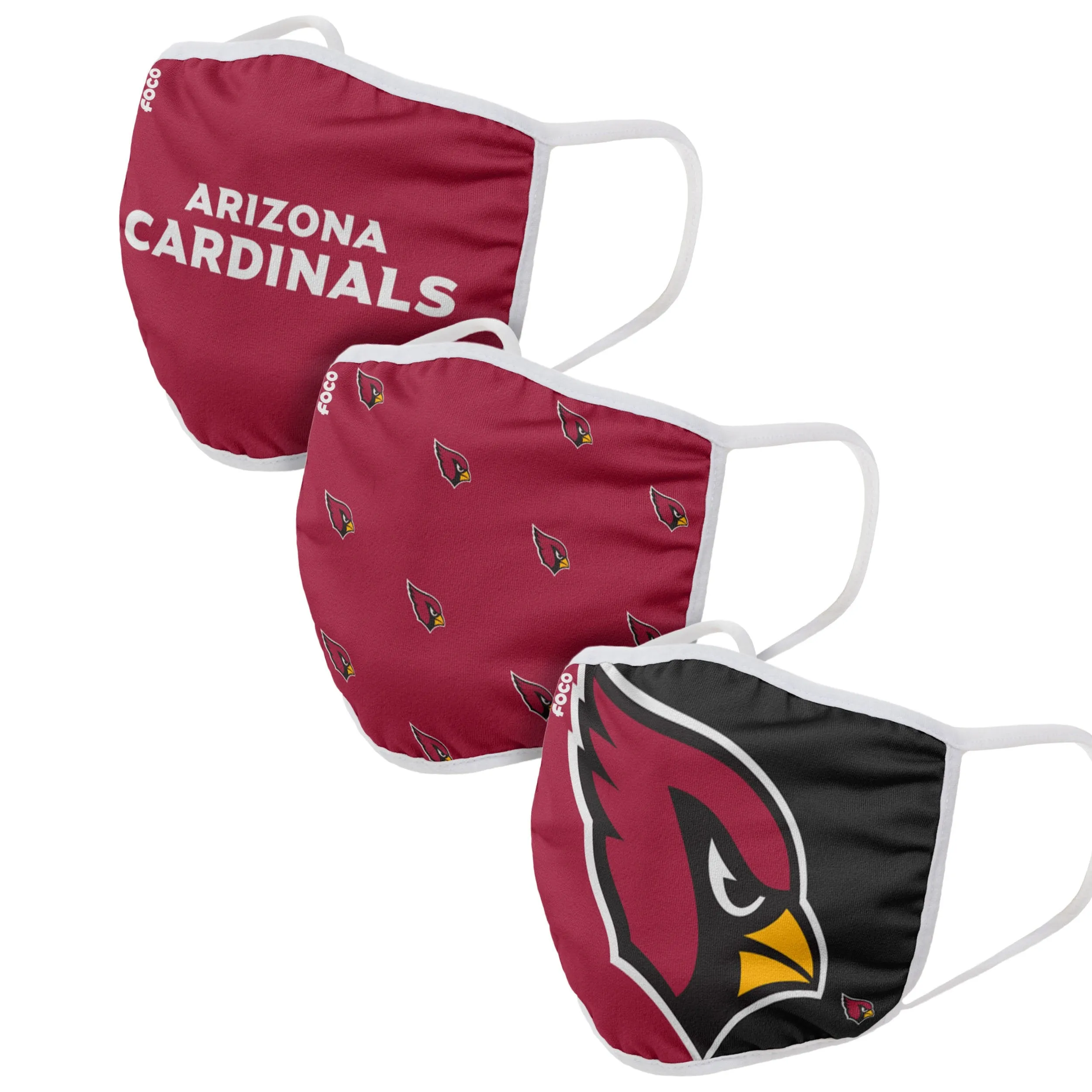 Arizona Cardinals NFL 3 Pack Face Cover