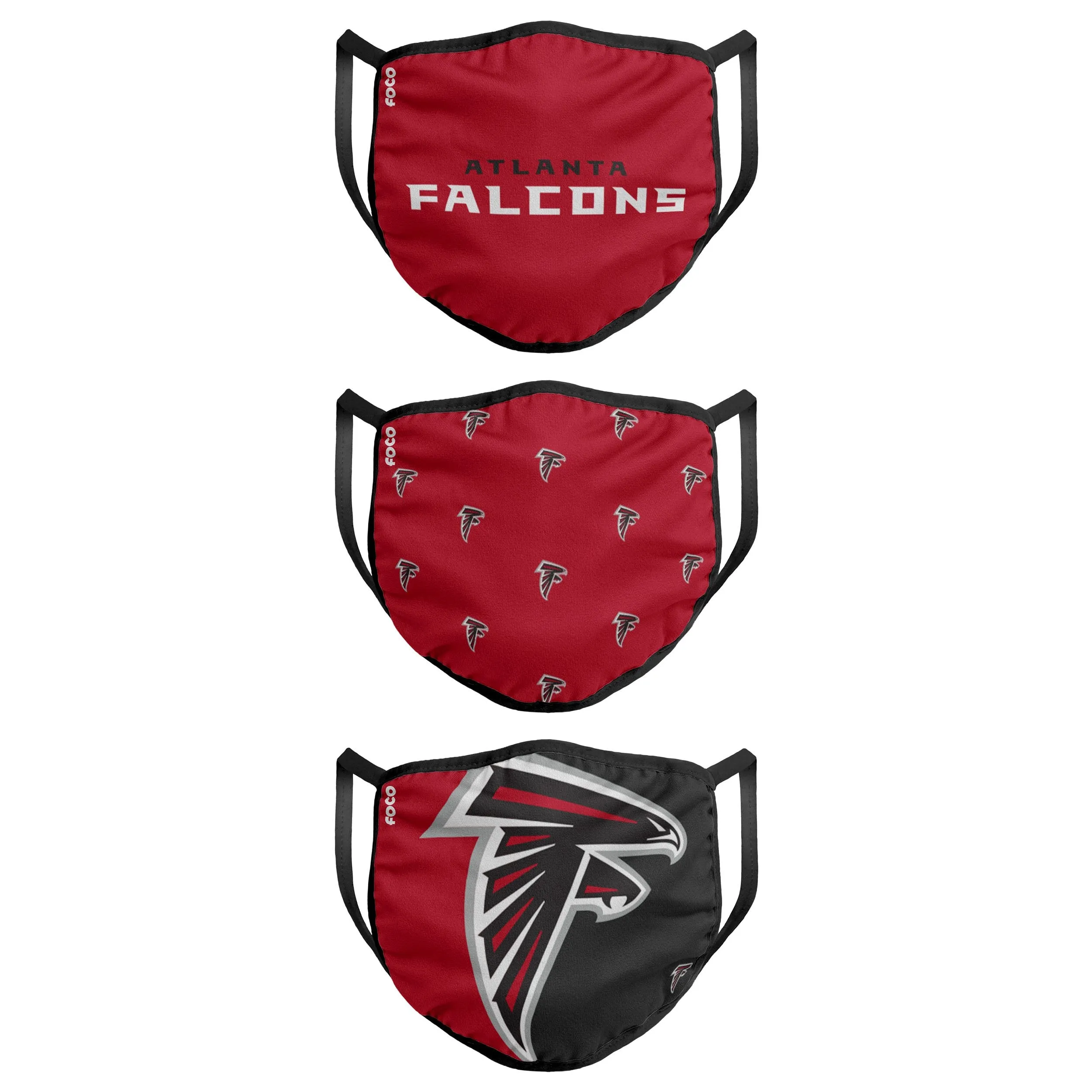 Atlanta Falcons NFL 3 Pack Face Cover