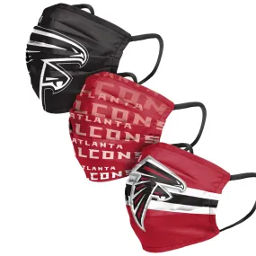 Atlanta Falcons NFL Mens Matchday 3 Pack Face Cover