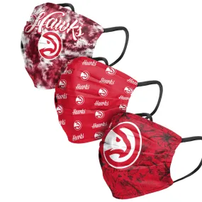 Atlanta Hawks NBA Womens Matchday 3 Pack Face Cover