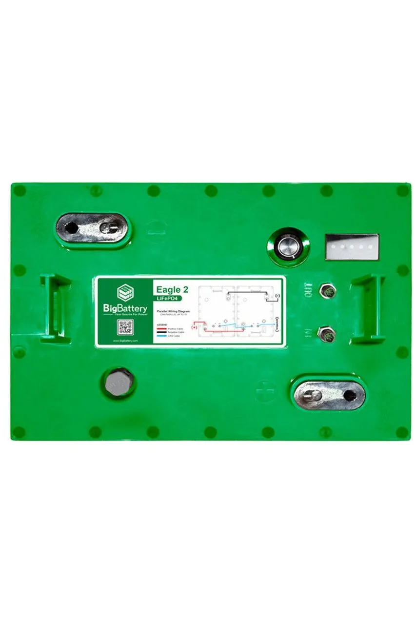 BigBattery | 48V 2X EAGLE 2 Bundle | LiFePO4 Lithium Battery 3.26kWh Total | For Golf Carts, Utility Vehicles, RVs & Camper Vans [BNDL-B0013]