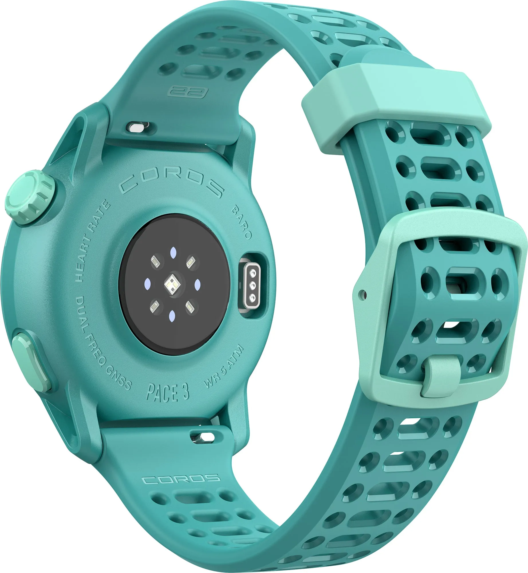 COROS PACE 3 Premium Silicone Strap GPS Watch - Green