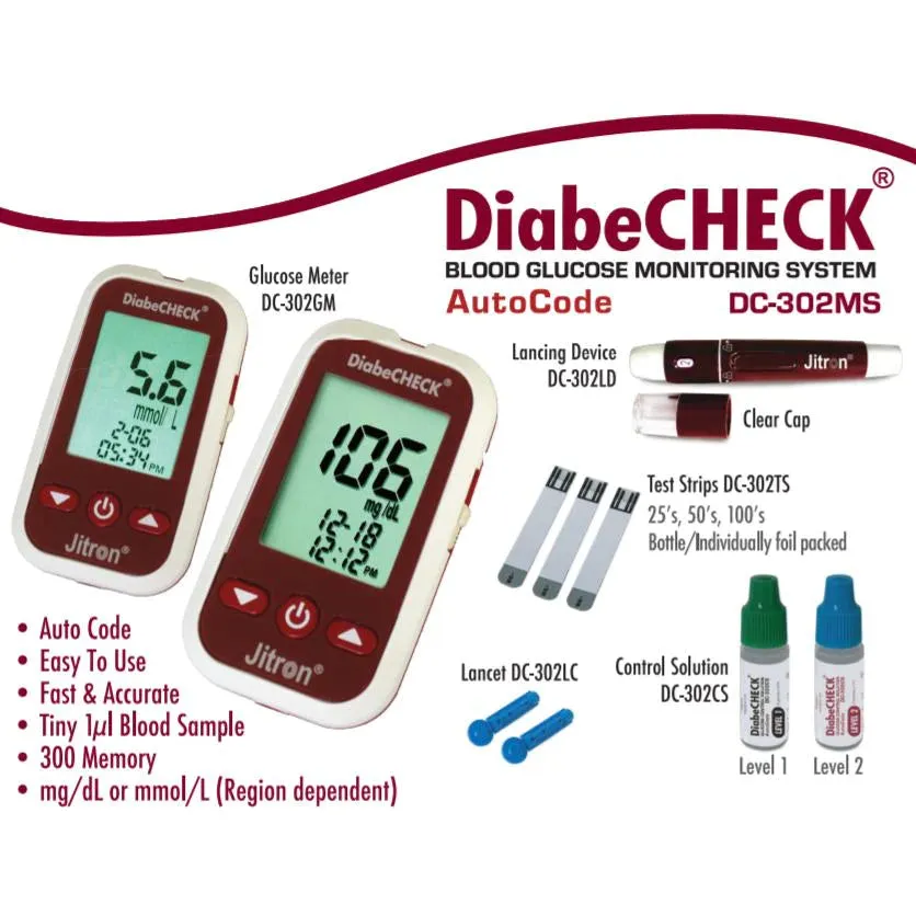 DiabeCHECK Glucose Monitoring System