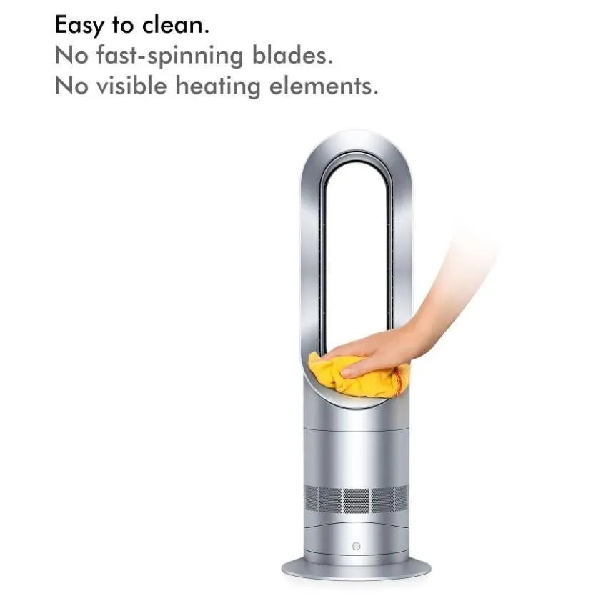 Dyson AM09 Hot and Cool Fan - White/Nickel