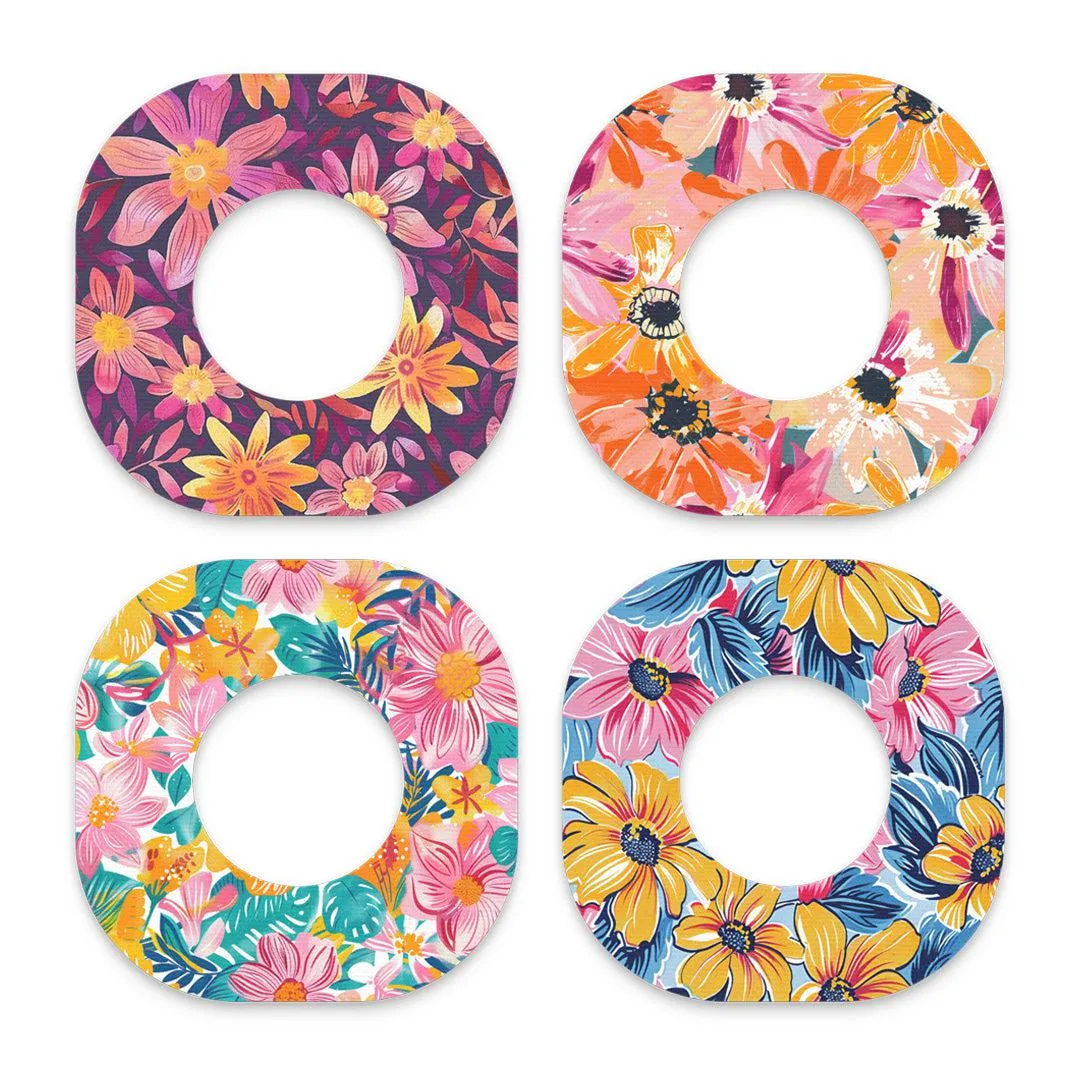 Floral Variety Patch Tape Designed for the Dexcom G7 and Stelo