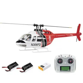 FLY WING Bell 206 V3 Large RC Helicopter 470 CLASS With H1 Flight Controller GPS PNP / RTF