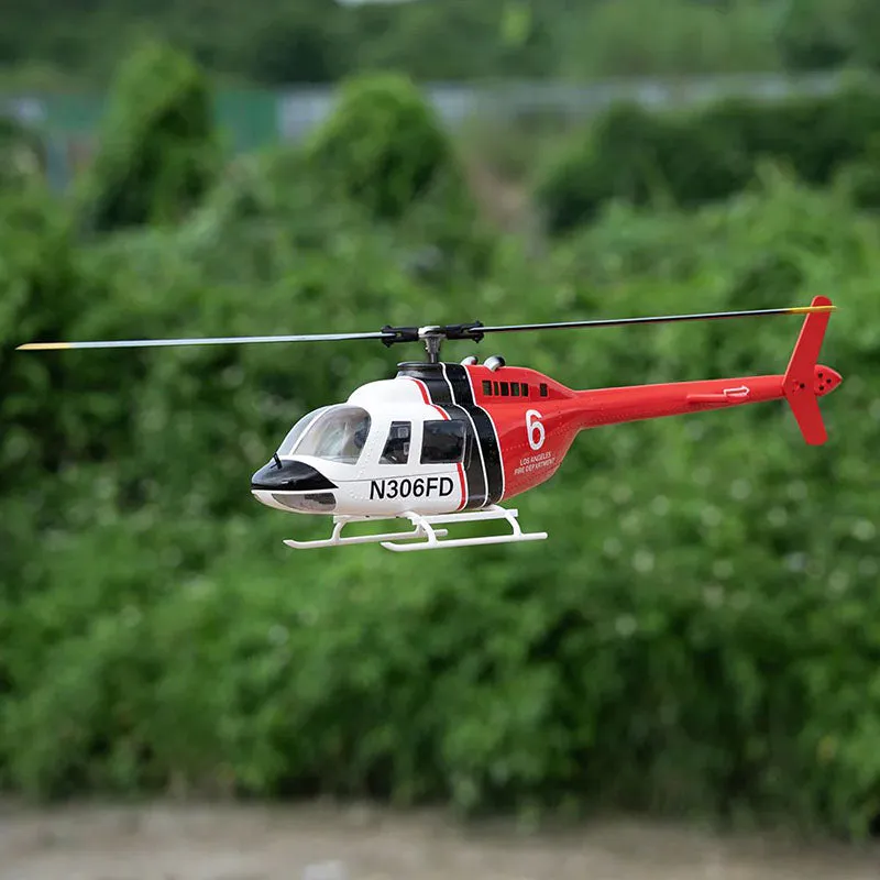 FLY WING Bell 206 V3 Large RC Helicopter 470 CLASS With H1 Flight Controller GPS PNP / RTF