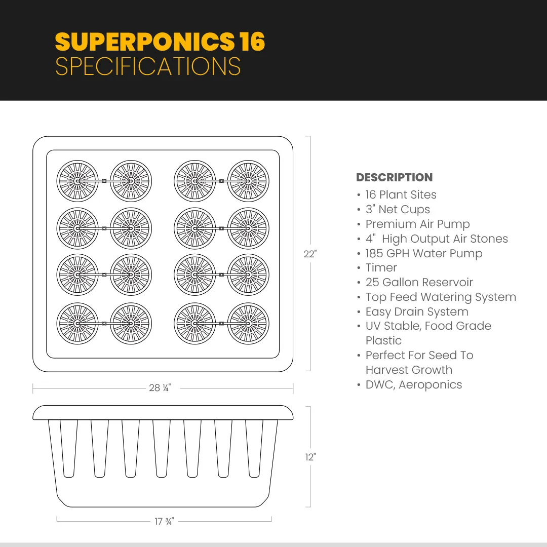 Hydroponic Grow System - 16