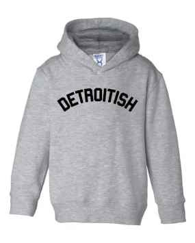 Ink Detroit Detroitish Toddler Hoodie - Heather Grey