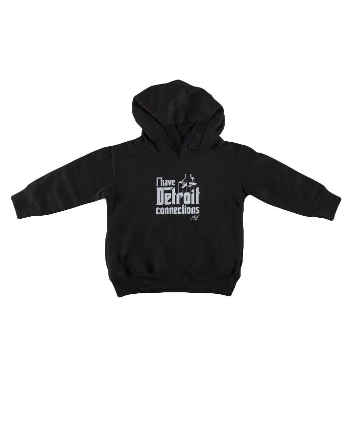 Ink Detroit I Have Detroit Connections Toddler Hoodie - Black