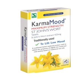 KarmaMood Maximum Strength St John's Wort Tablets