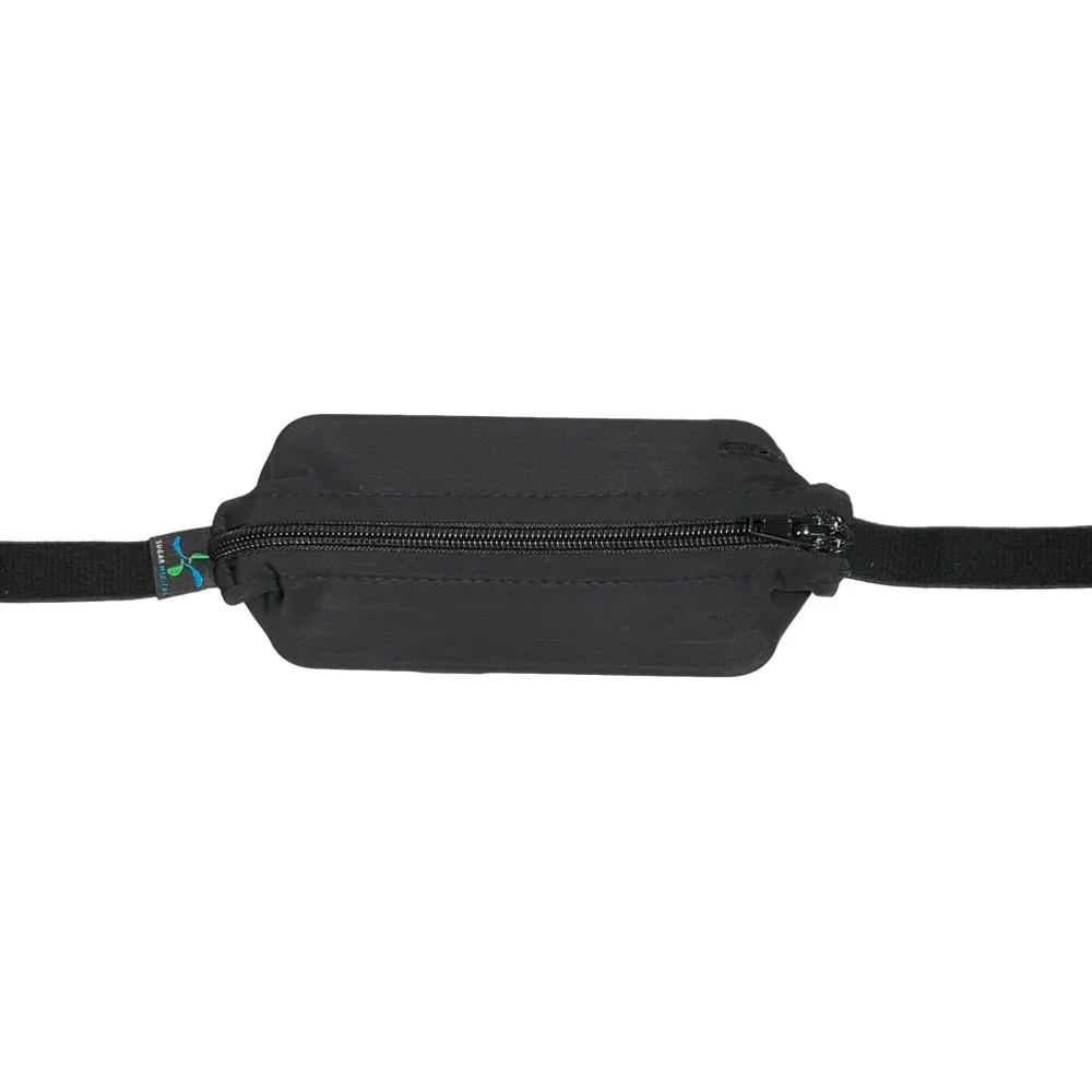 Kids Diabetic SPIbelt® with a Pass-Through Hole- Black with Black Zipper