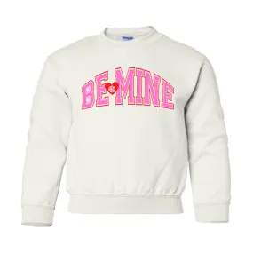 Kids Monogrammed 'Be Mine' Sweatshirt