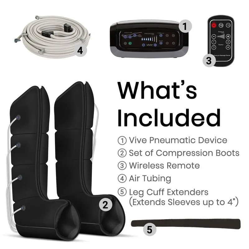 Leg Compression Machine - Sequential Pump Device For Recovery, Swelling and Pain Relief