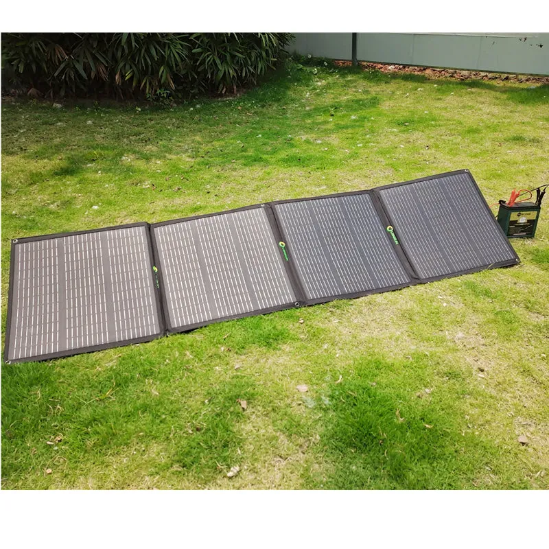 Lensun 200W 12V Foldable Solar Panel Kit with Waterproof MPPT Solar Controller