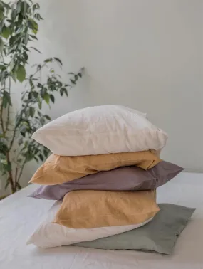 Linen Deco Pillowcase | Multiple Colours