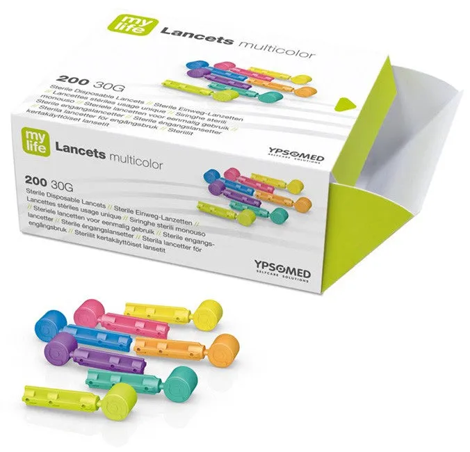 Mylife Multicolor Lancets x 200