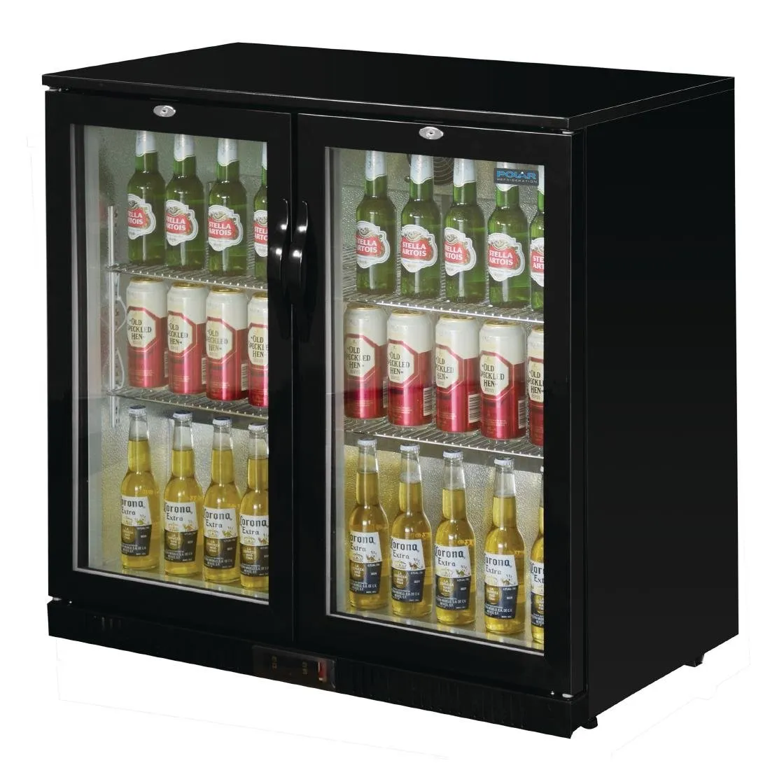 Polar G-Series Counter Back Bar Cooler with Hinged Doors 208Ltr