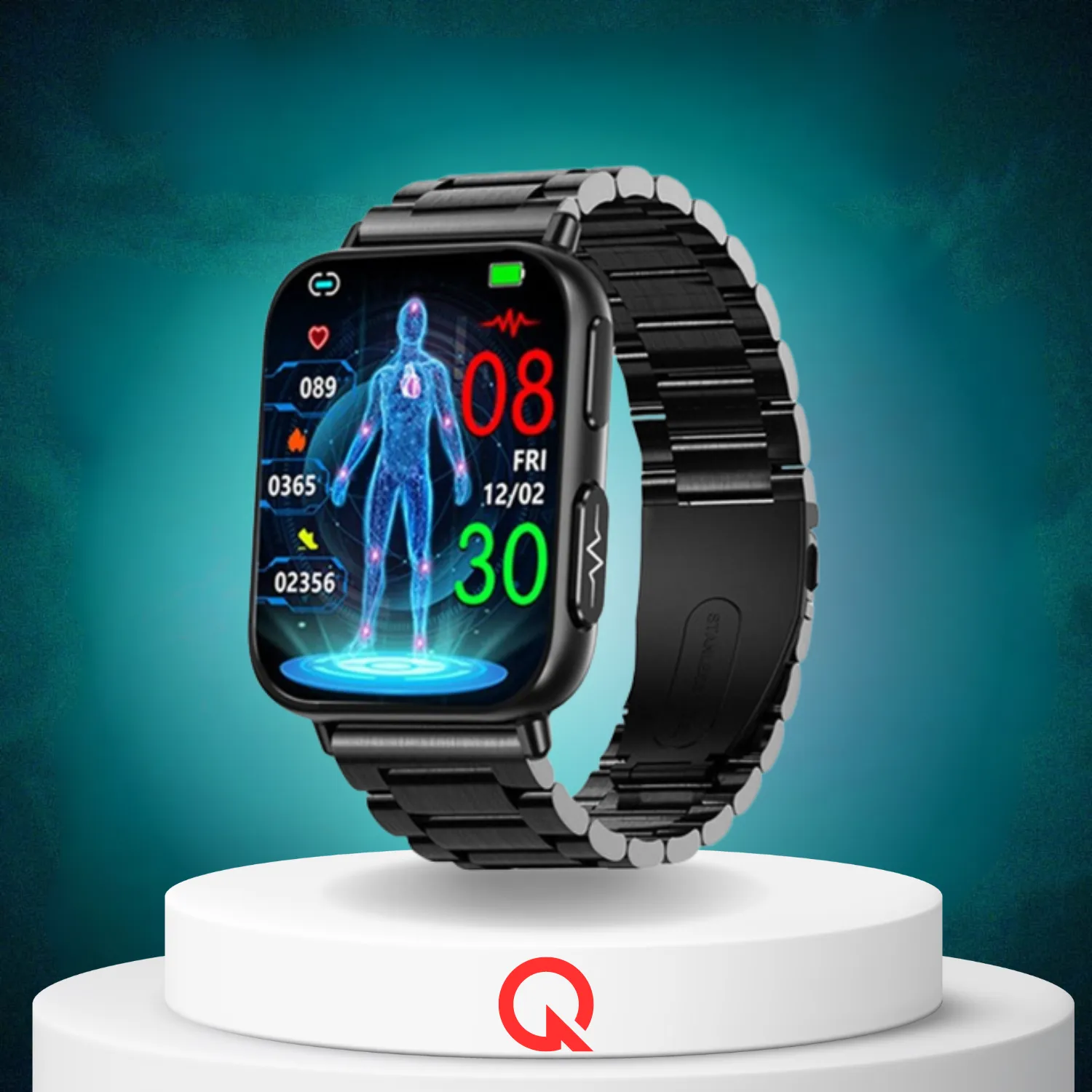 QUANTYVO™ CARE Plus 2 - Non-Invasive Blood Glucose Monitoring Smartwatch