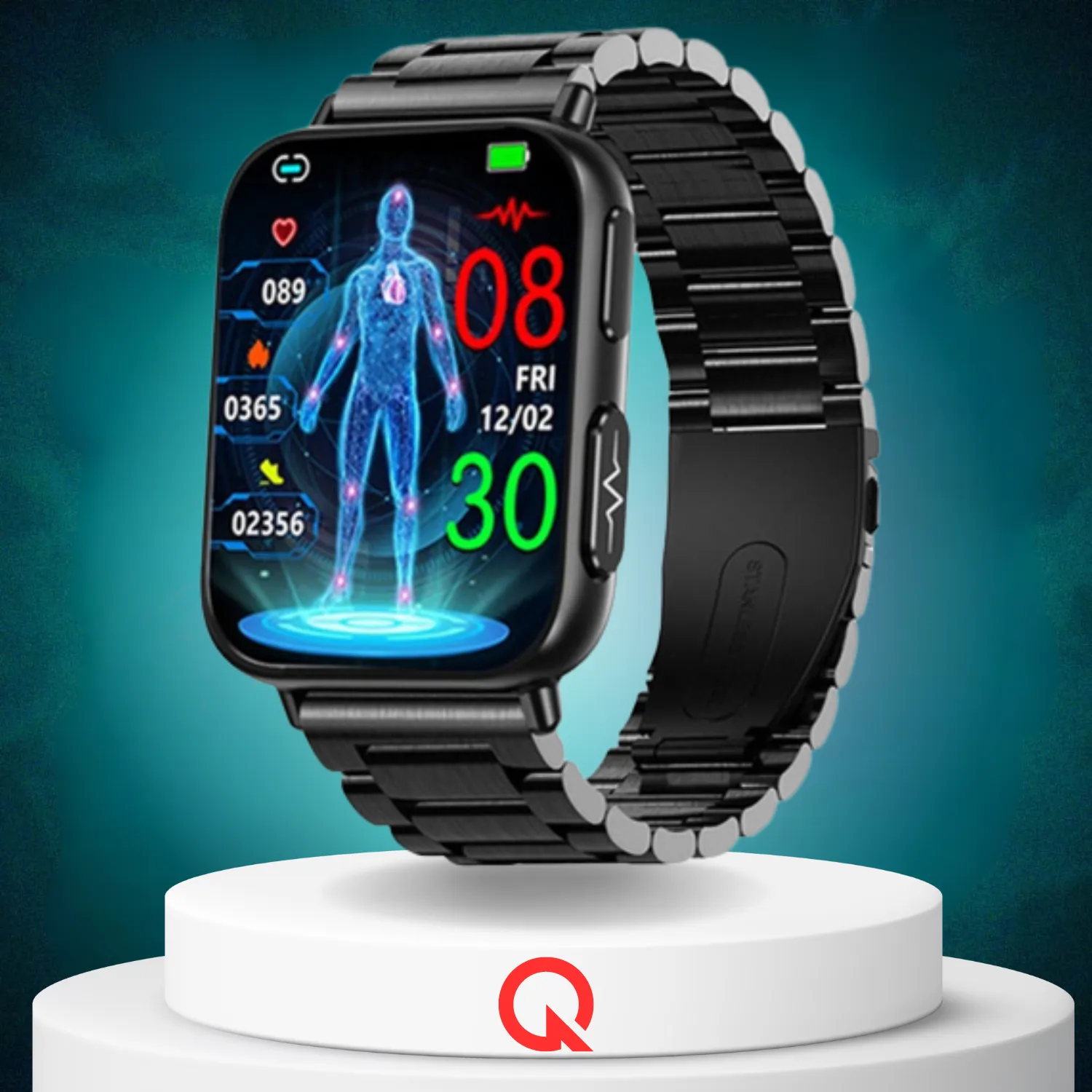 QUANTYVO™ CARE Plus 2 - Non-Invasive Blood Glucose Monitoring Smartwatch