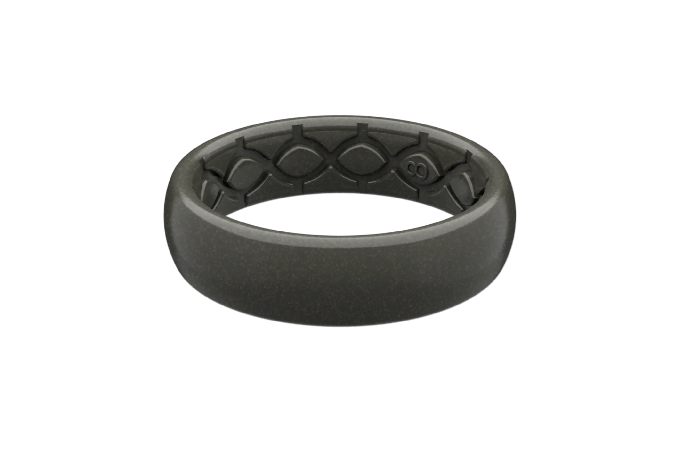 Satin Ferrous Thin Ring