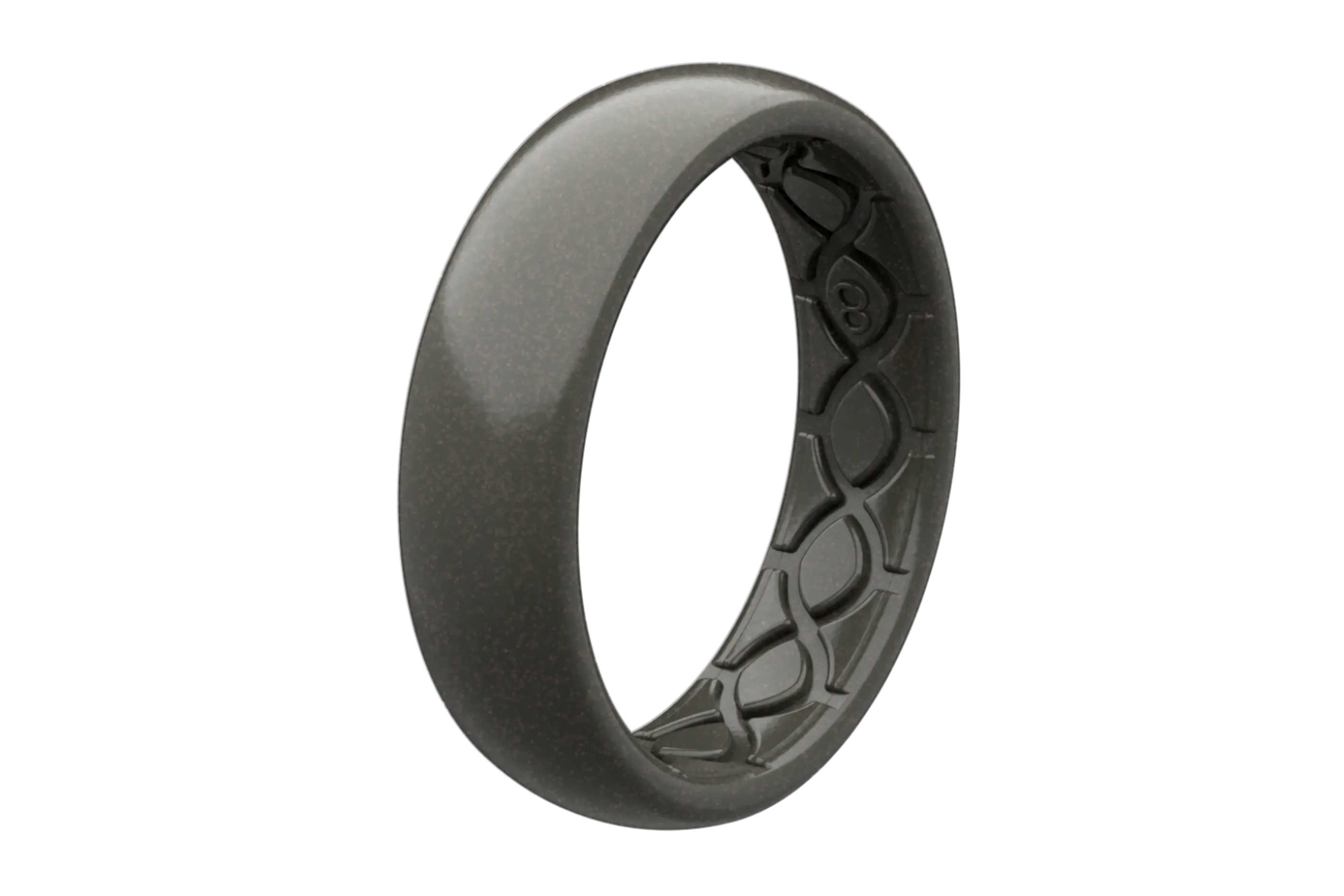 Satin Ferrous Thin Ring