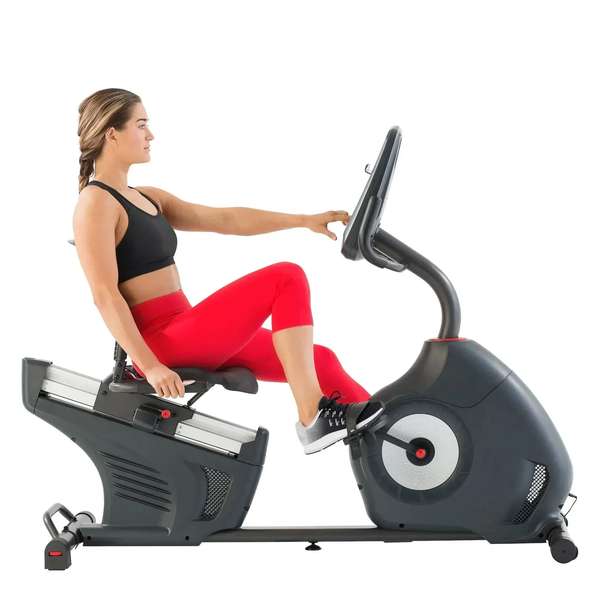 Schwinn 270 Recumbent Exercise Bike with Explore the World Compatibility