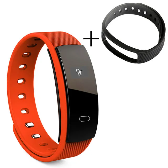 Smart Bracelet Fitness Band Heart Rate Pulse Blood Pressure Tracker Watch Pedometer