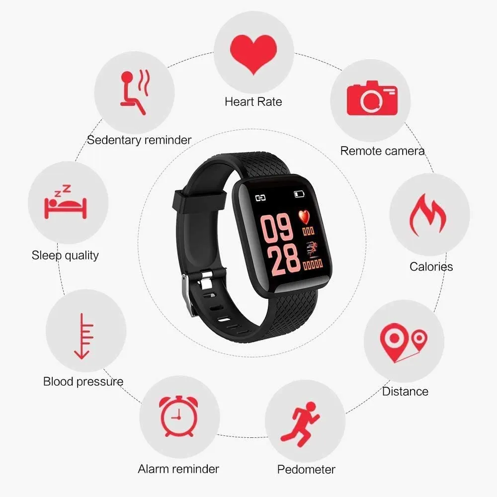 Smart Watch || Fitness Tracker with Heart Rate Monitor