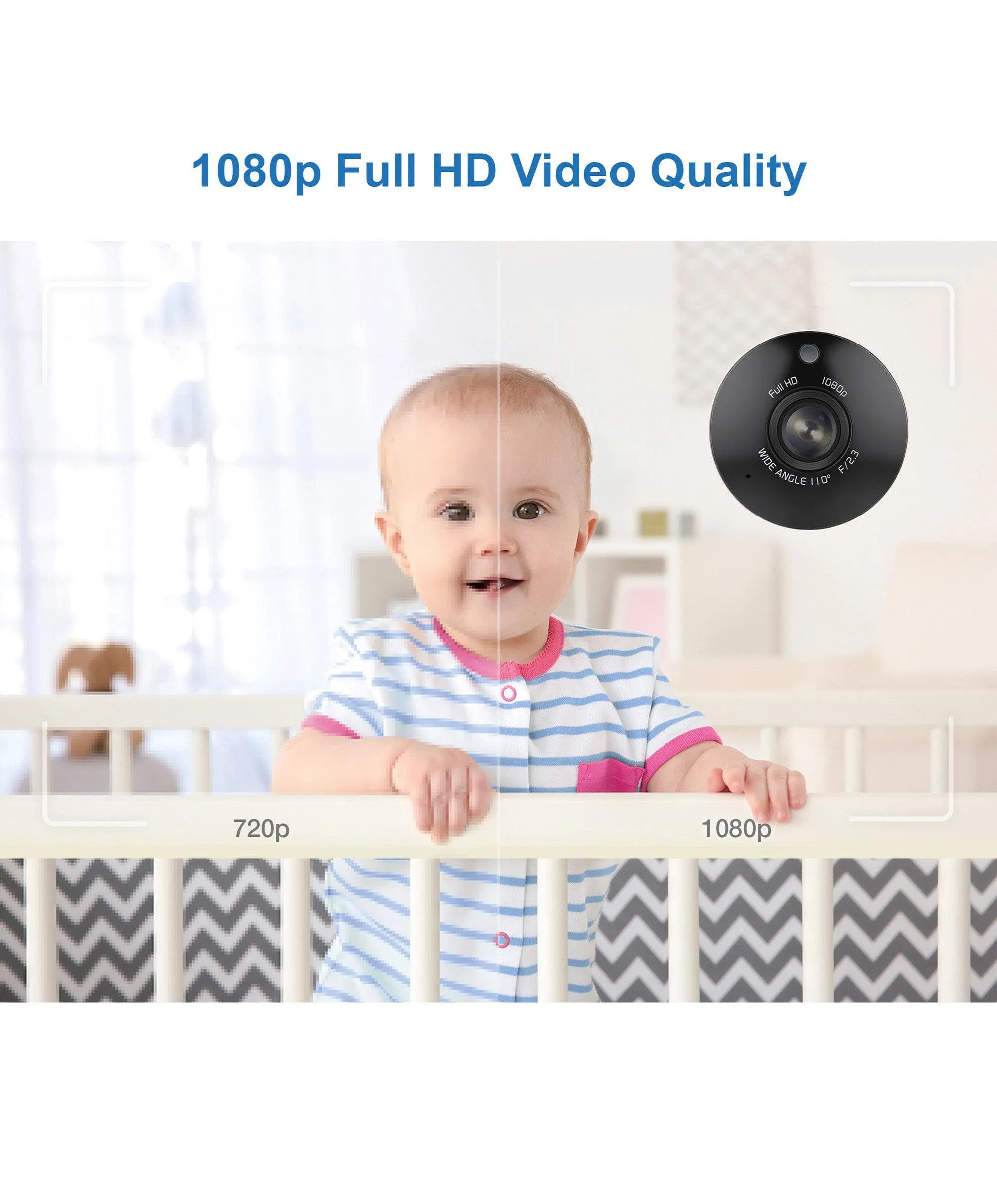 VTech RM5755HD 5” Smart Baby Monitor - White